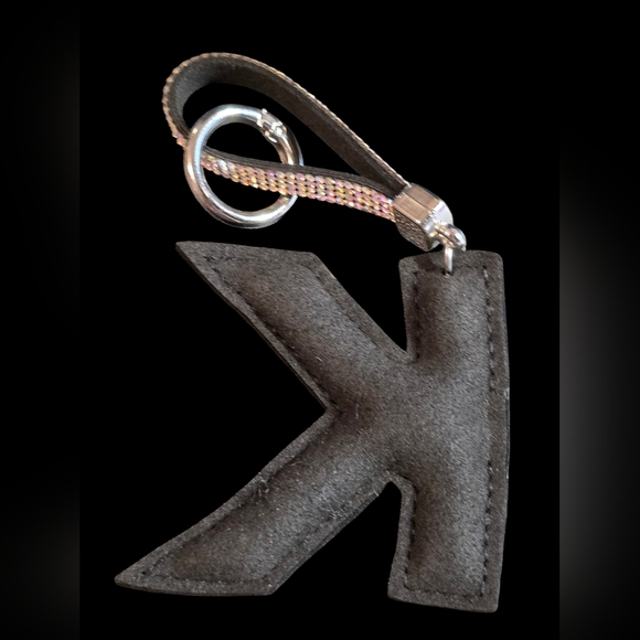 Crystal Rhinestone "K" Keychain - Picture 2 of 2